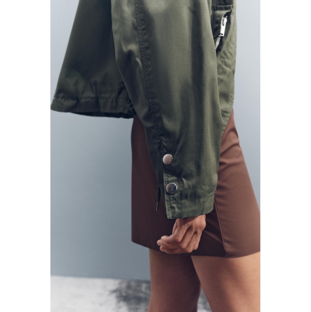 ZARA CONTRAST CUFFS JACKET ZW COLLECTION SIZE S - Picture 4 of 13